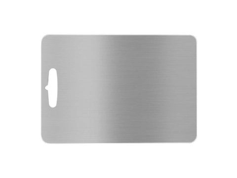 stainless still chopping board
