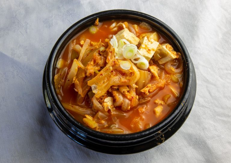 Korean Kimchi Stew with Tuna and Tofu⠀